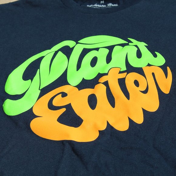 Anderson Bros "Plant Eater" Black SS Cotton Tshirt. M - Picture 2 of 3